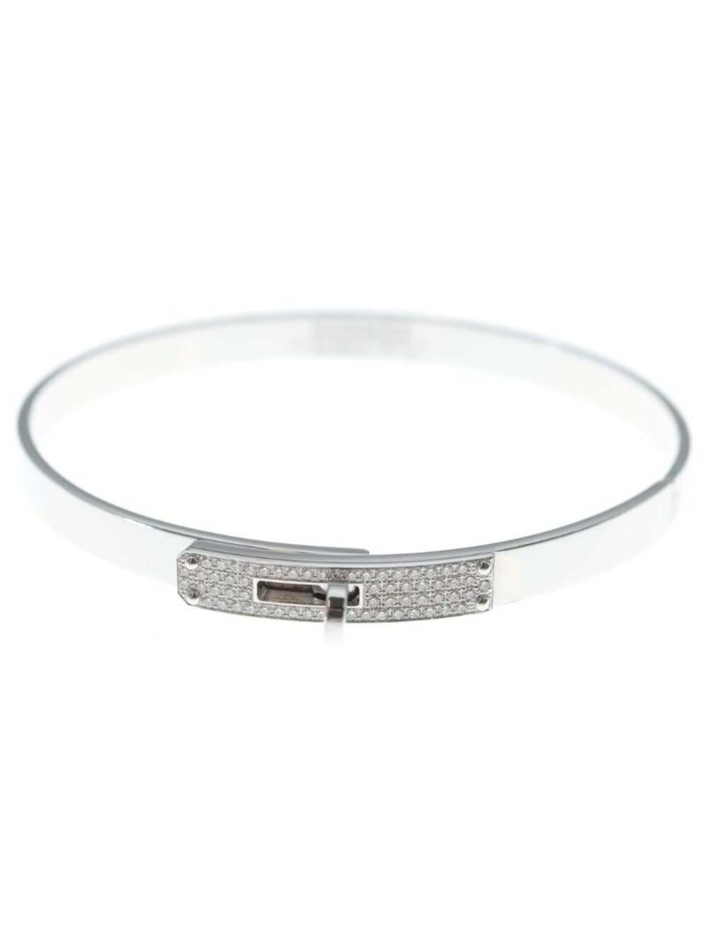 Hermes Kelly Bracelet PM Diamond White Gold